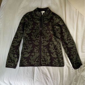 Green and Dark Sweater Women’s Size Medium